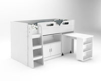 Mid Sleeper Desk Cupboard 02