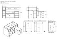 Mid Sleeper Desk Cupboard 02