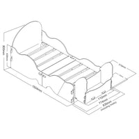 Princess Carriage Junior Bed
