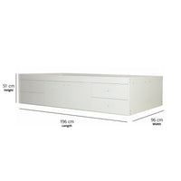 Captain's Single 3ft Cabin Bed WHITE