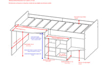 Pilot Cabin Bed Grey
