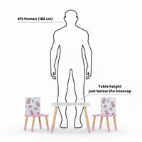 Peppa Pig Pattern Table and Chairs