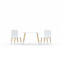 White Snow Table and Chairs