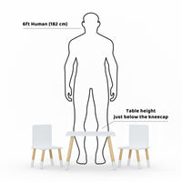 White Snow Table and Chairs