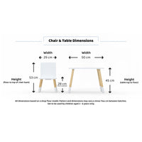 White Snow Table and Chairs