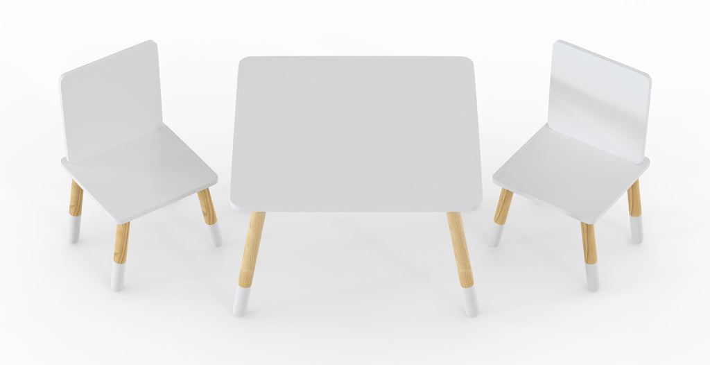White Snow Table and Chairs