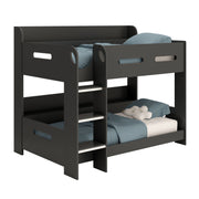 Anthracite Kids Bunk Bed with Shelf Storage - Kidsaw