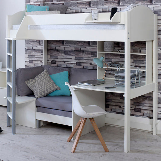 Kids Avenue Loft Bed featuring Sofa-Bed, Desk and Shelf - Noah C