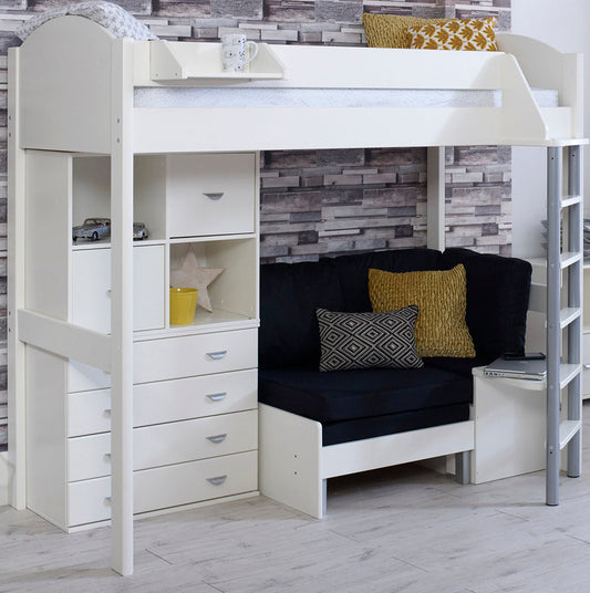Kids Avenue Loft Bed featuring Sofa-Bed, Drawers and Storage Unit - Noah F 6