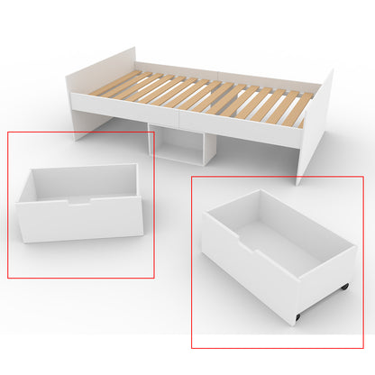Flash 2 Drawers for under cabin bed WHITE