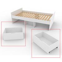 Flash 2 Drawers for under cabin bed WHITE