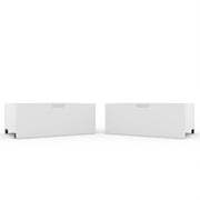 White Under Cabin Bed Storage Drawers - Kidsaw