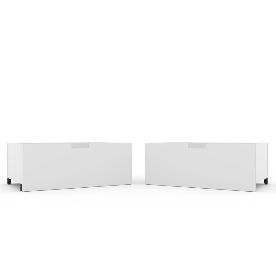 White Under Cabin Bed Storage Drawers - Kidsaw