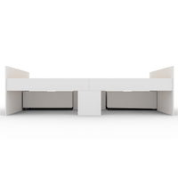 Flash Single 3ft Cabin Bed with 2 Drawers WHITE