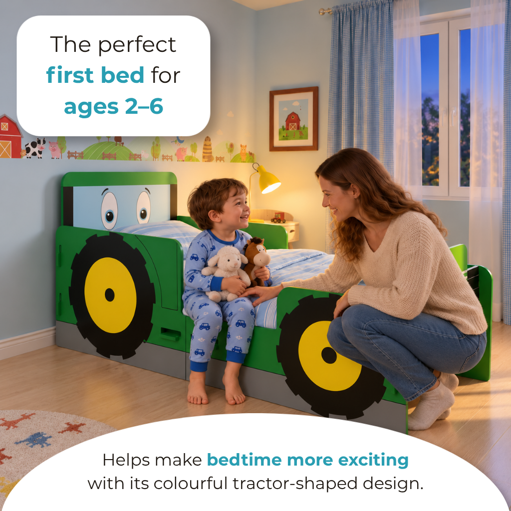 Tractor Junior Bed for Kids - Kidsaw