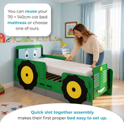 Tractor Junior Bed for Kids - Kidsaw