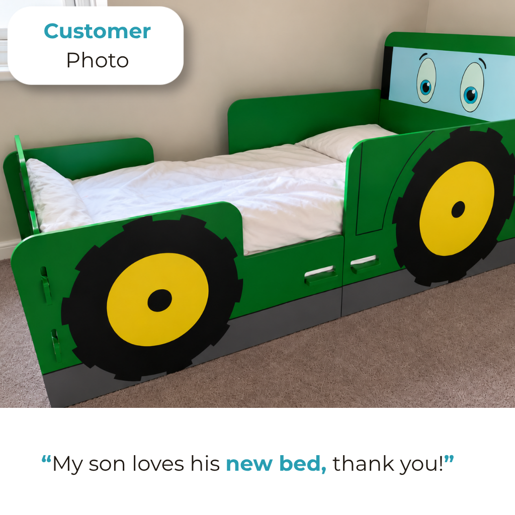 Tractor Junior Bed for Kids - Kidsaw