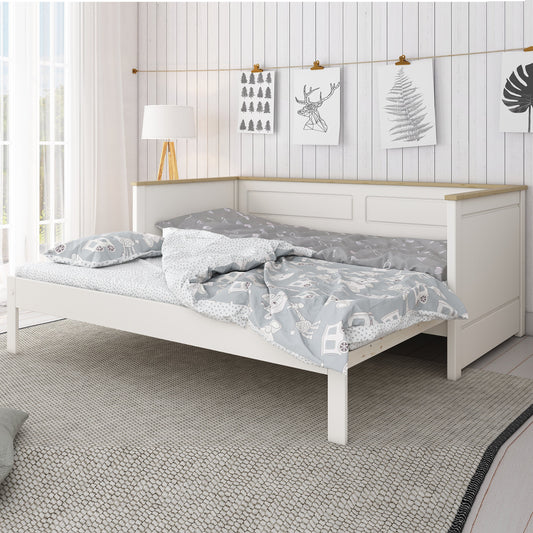 Day Bed Featuring Pull Out Super King Double Guest Bed and Optional Storage Drawer from Kids Avenue Heritage