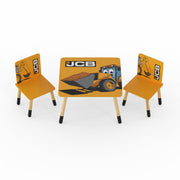 JCB Table and Chairs Set for Children - Kidsaw