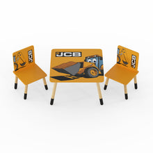 JCB Table and Chairs Set for Children - Kidsaw