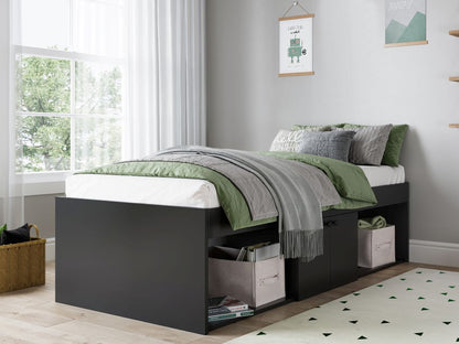 Low Single 3ft Cabin Bed BLACK