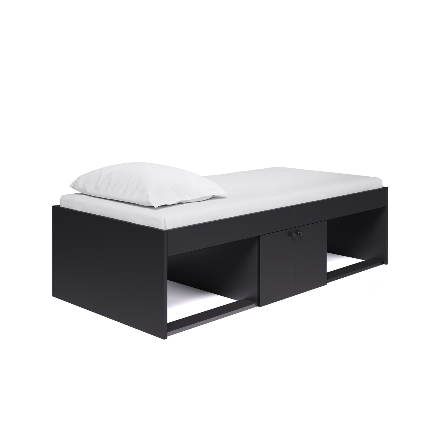 Low Single 3ft Cabin Bed BLACK