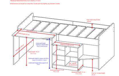 Pilot Cabin Bed Grey
