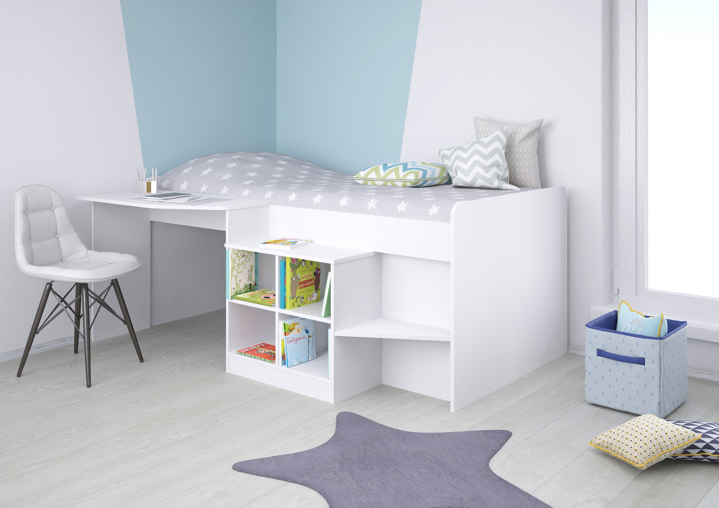 Pilot Cabin Bed White