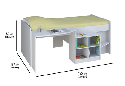 Pilot Cabin Bed White
