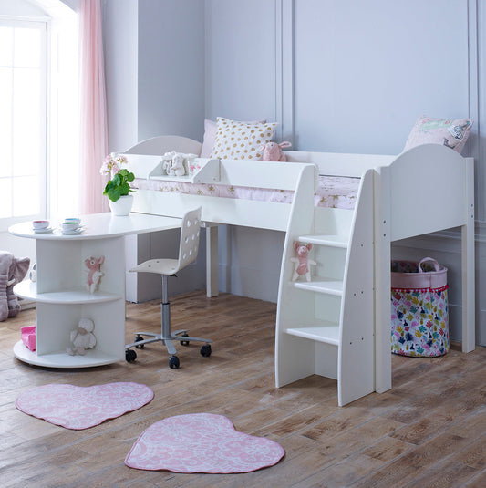 Kids Avenue Eli B Cabin Bed and Pull Out Desk