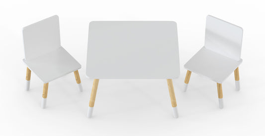 White Snow Table and Chairs