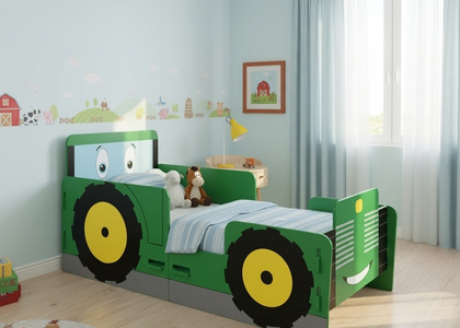 Tractor Junior Bed for Kids - Kidsaw