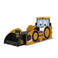 JCB Junior Toddler Bed with Toybox - Kidsaw