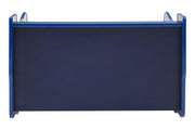 Kids racing car bed with secured slatted base